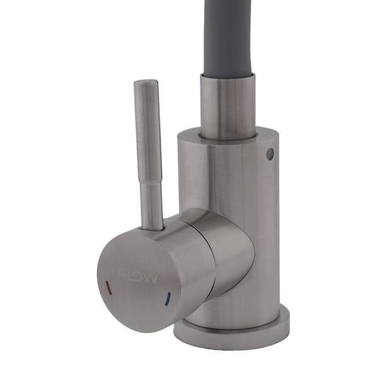 Baterie bucatarie Vital Flow FB-011, SUS 304, pipa flexibila