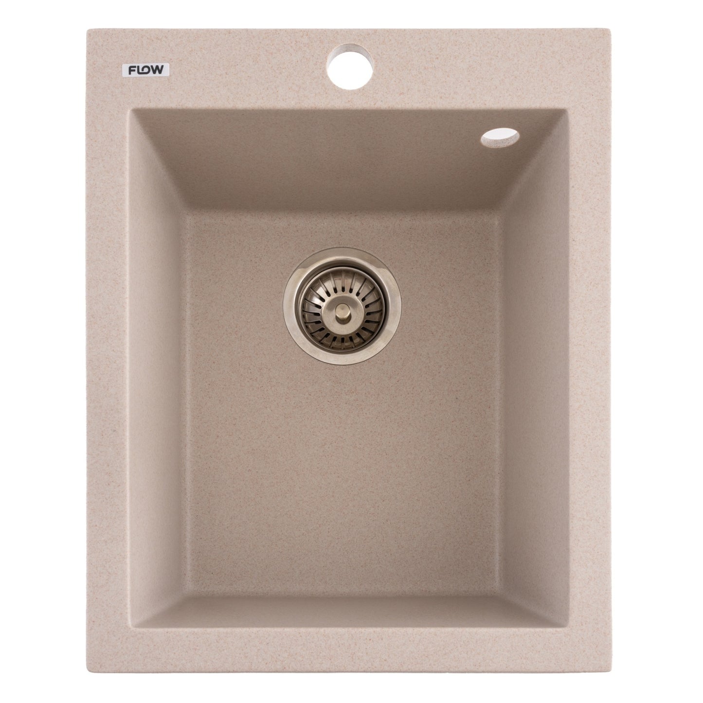 FCB-4149BA/1, Chiuveta de bucatarie din granit cu o cuva, seria BOARD, Avena, 410x495x190 mm, FLOW