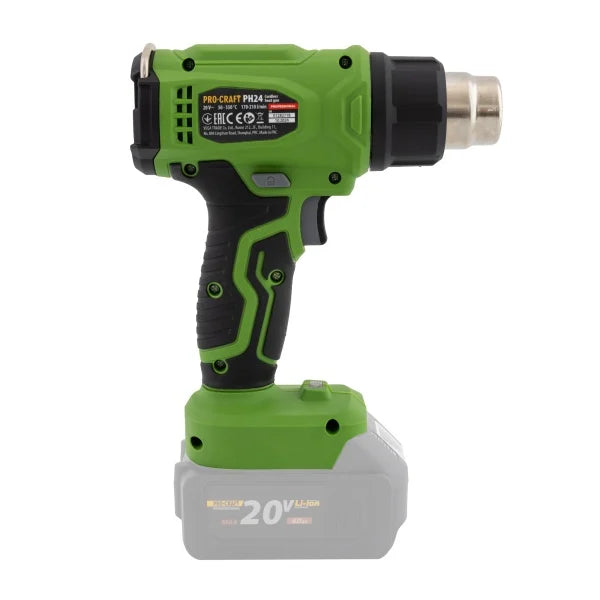 Pistol aer cald PROFESIONAL PROCRAFT PH24 20V 550C