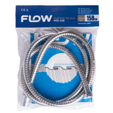 Furtun dus FLOW FFD-150, 150 cm, inox cromat