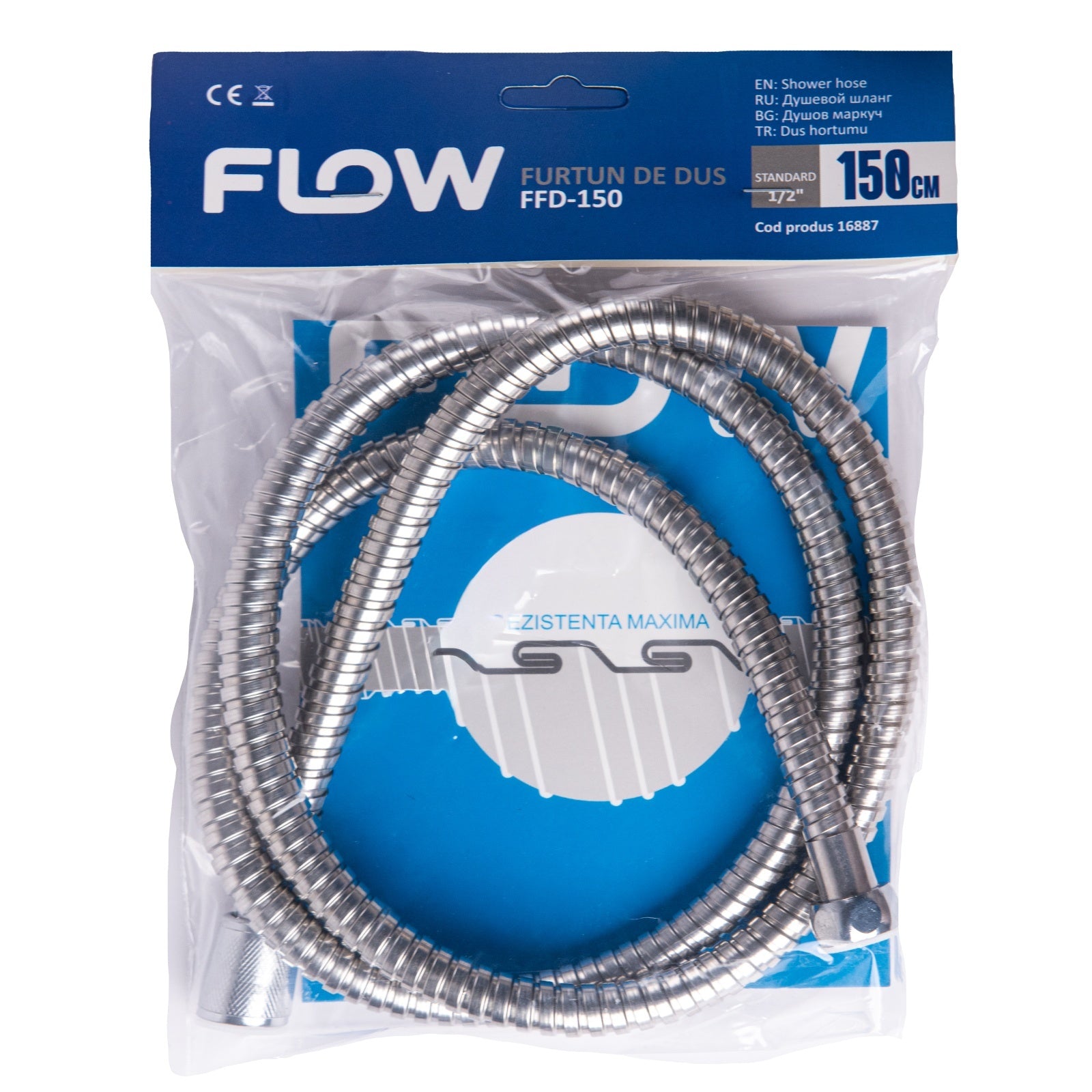 FFD-150 Furtun de duș 150 cm, FLOW