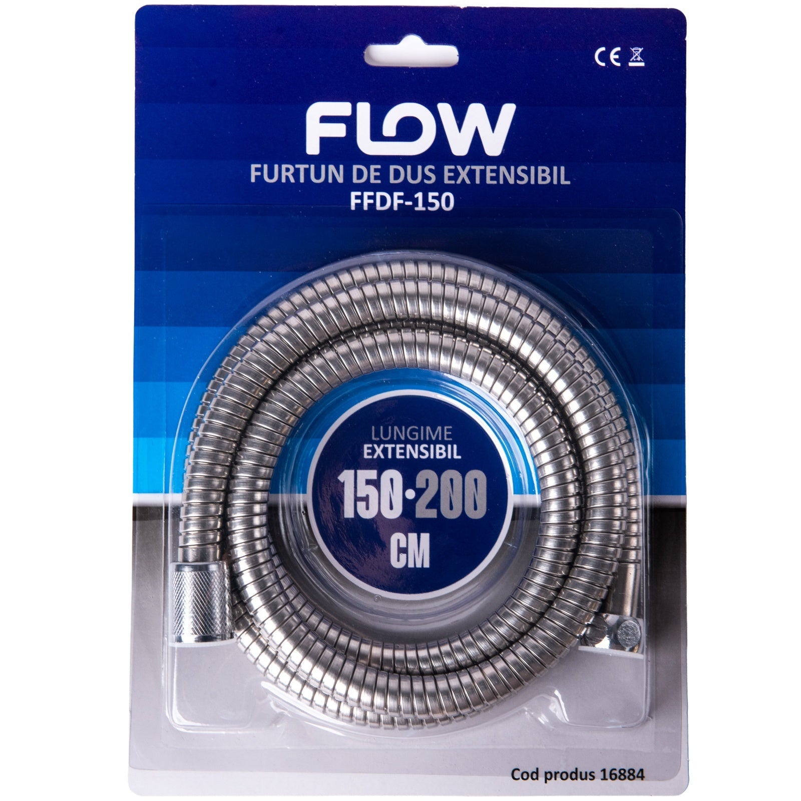 FFDF-150 Furtun de duș extensibil 150 – 200 cm, FLOW
