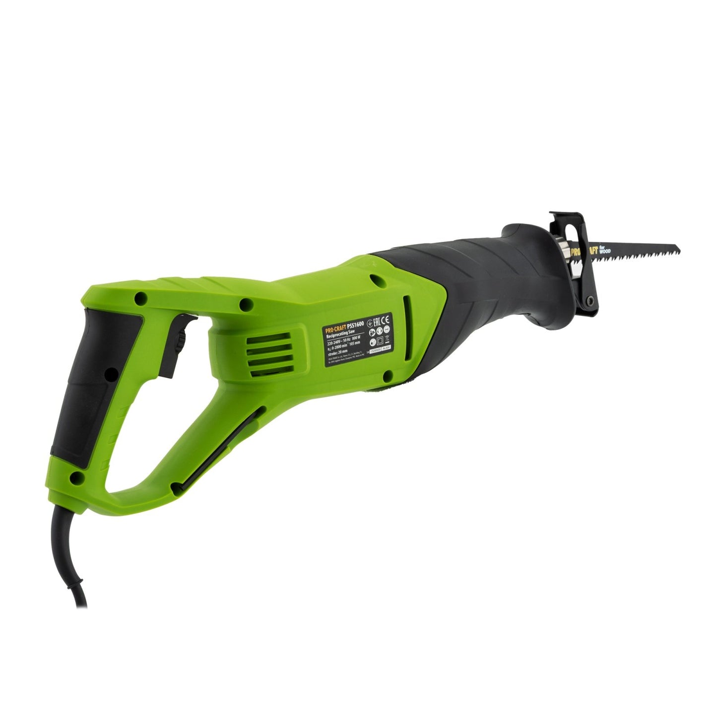 Fierastrau sabie electric PROCRAFT PSS1600, 800W, cursa lama 20 mm, 2800 rpm