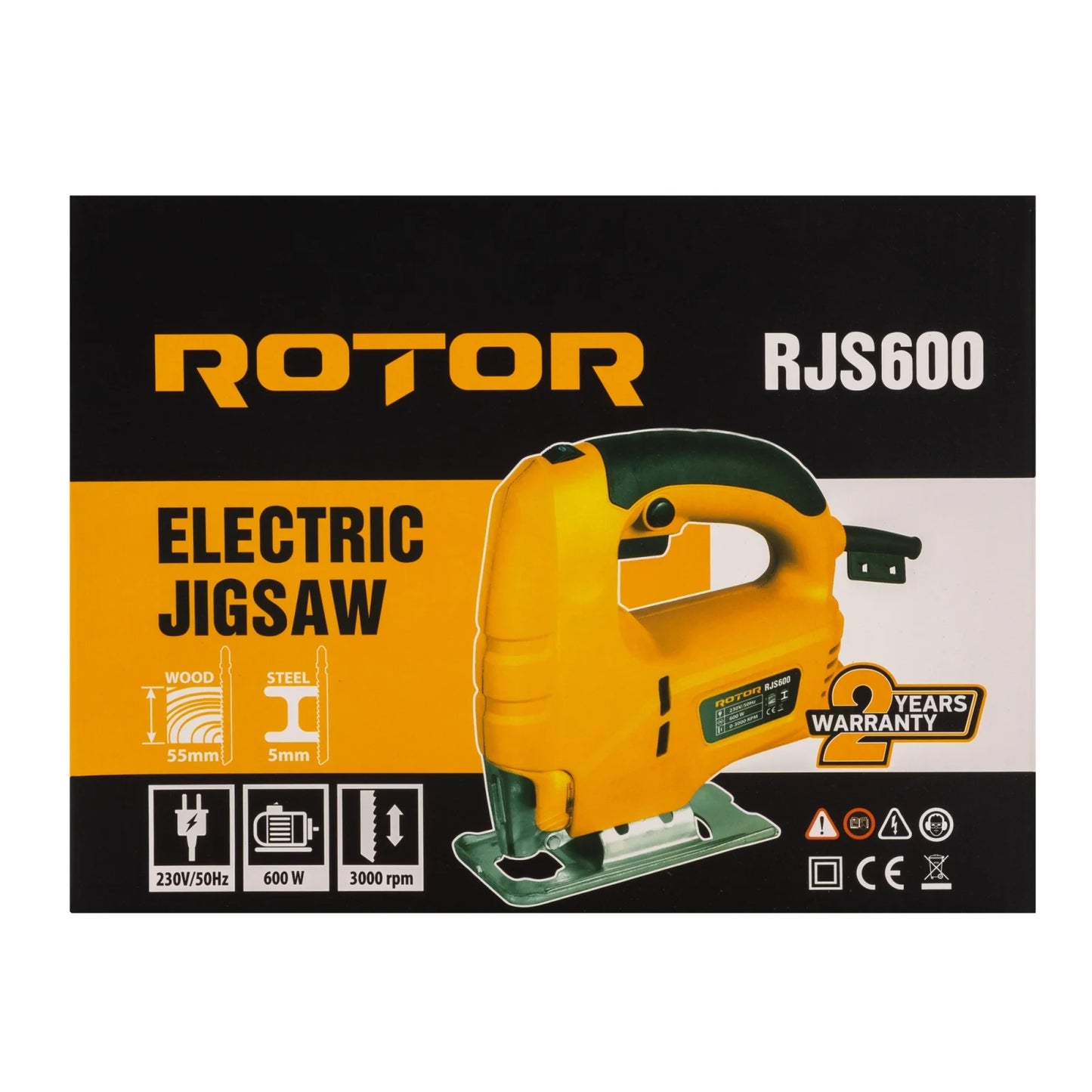 Fierastrau pendular ROTOR RJS600, 600W, 3000 rpm, taiere lemn plastic metal subtire