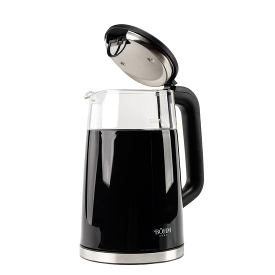 Fierbator Electric Bohm BHB8717D, 2200W, 1.7L, borosilicat transparent, digital - detaliu 3