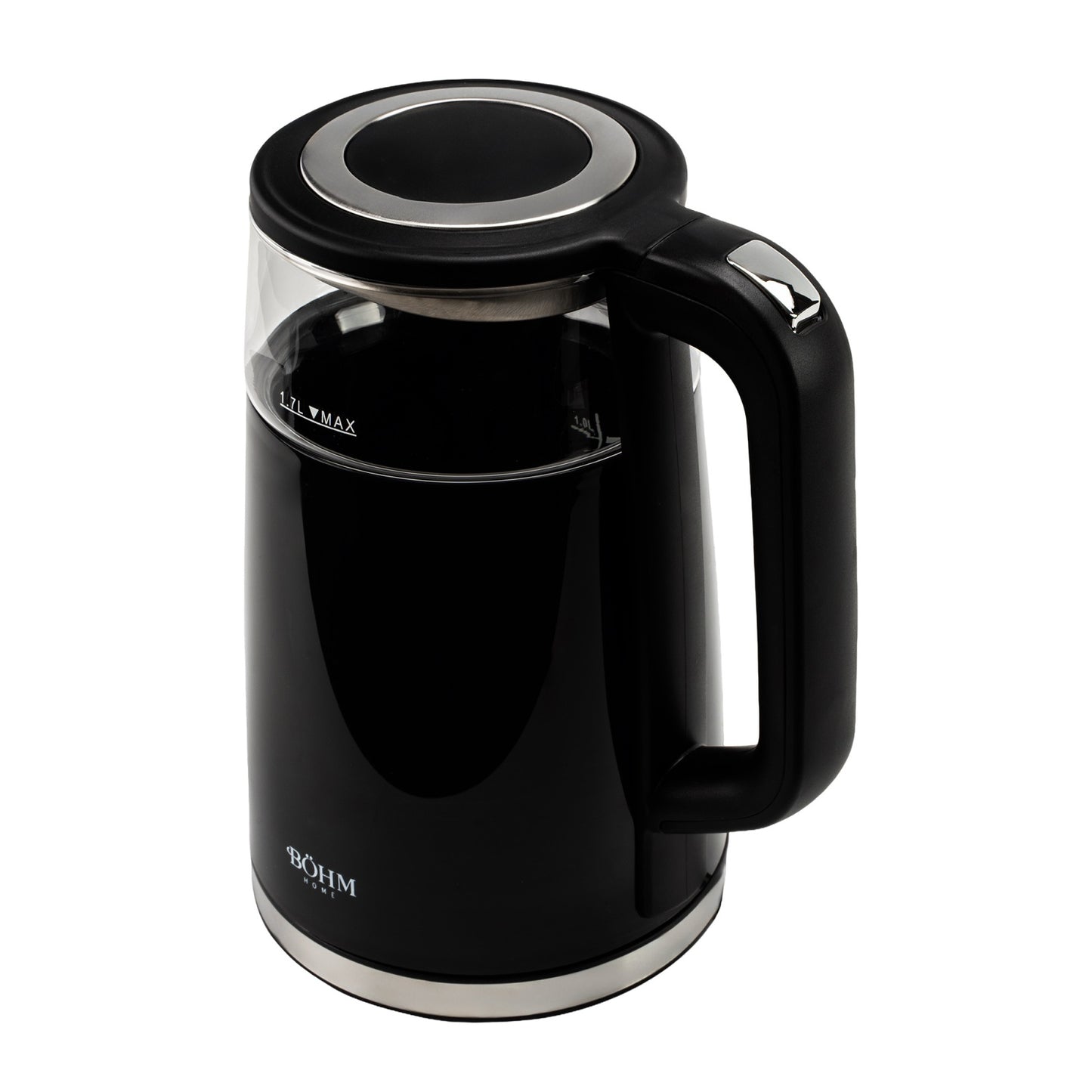 Fierbator Electric Bohm BHB8717D, 2200W, 1.7L, borosilicat transparent, digital - detaliu 6
