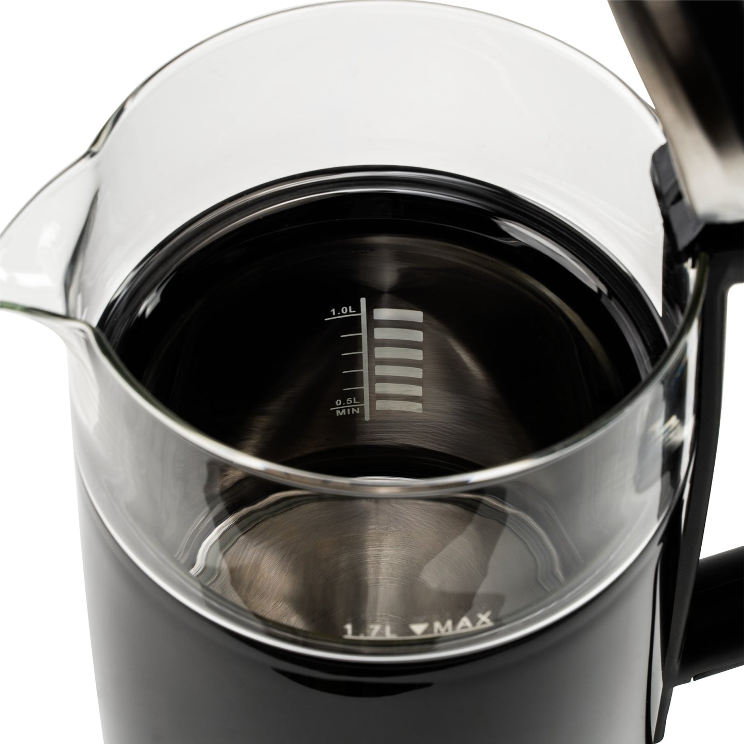 Fierbator Electric Bohm BHB8717D, 2200W, 1.7L, borosilicat transparent, digital - detaliu 8