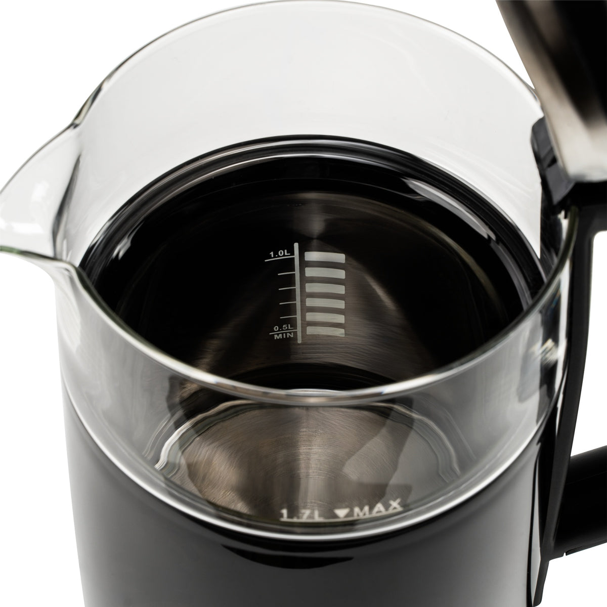 Fierbator Electric Bohm BHB8717D, 2200W, 1.7L, borosilicat transparent, digital - detaliu 8