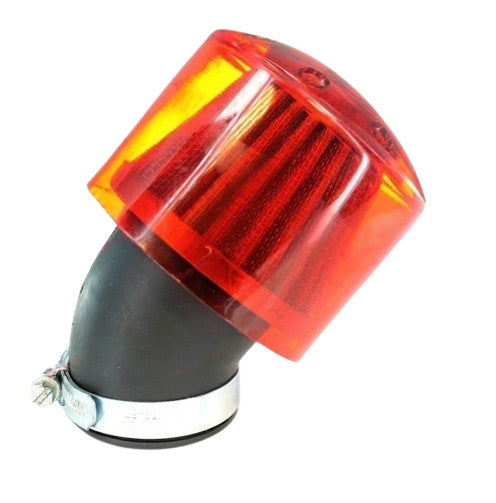 Filtru pentru scuter aer sport scuter (cu cot si protectie plastic) 35 mm