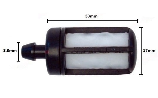 Filtru benzina compatibil Stihl 8.3mm - vedere 2