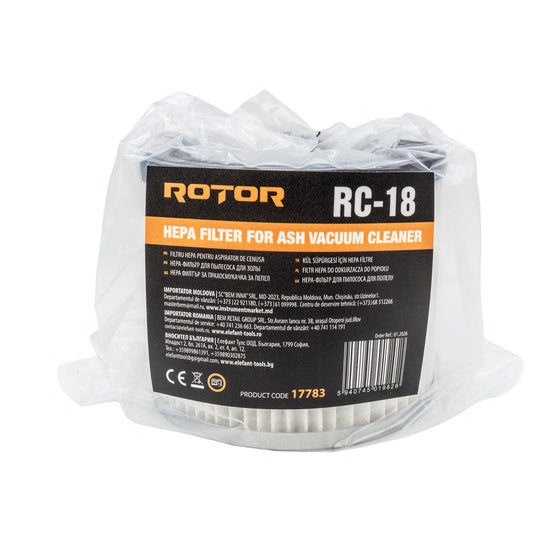 Filtru HEPA pentru aspirator de cenusa ROTOR RC-18