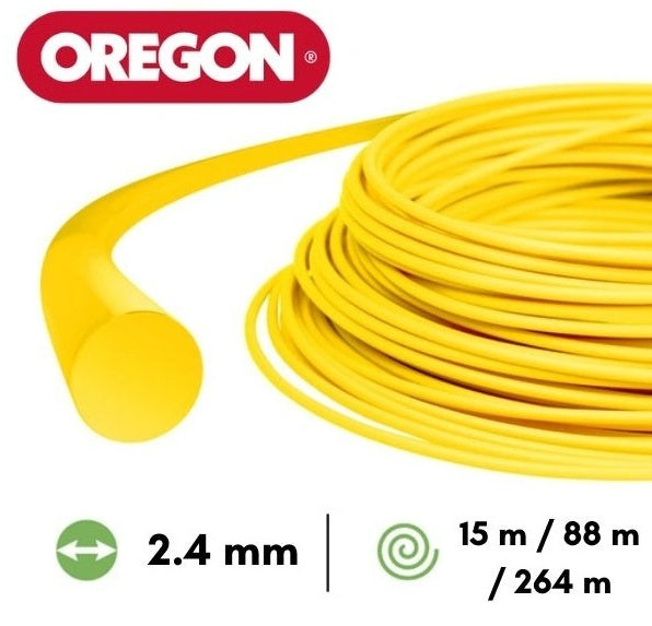 Fir motocoasa   trimmer 2.4mm x 15m (sectiune rotunda) Oregon