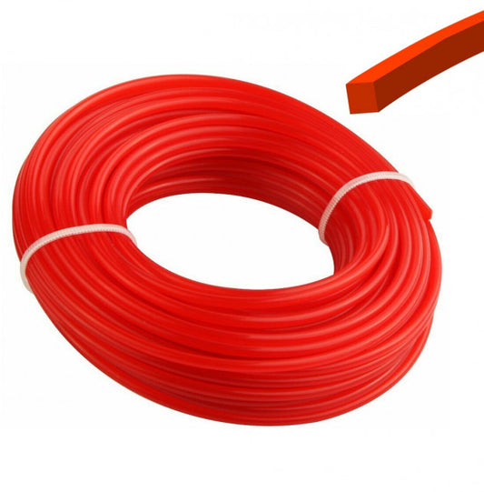 Fir pentru motocoasa / trimmer 2.7mm x 15m (patrat) 2 / 7mm / 15m