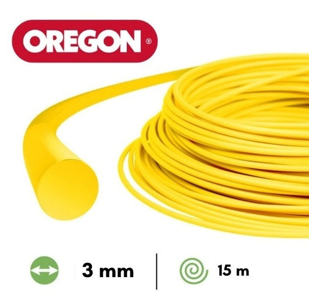 Fir motocoasa   trimmer 3mm x 15m (sectiune rotunda) Oregon