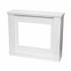Cadru decorativ semineu incorporabil BORA BORA, alb, PAL melaminat, compatibil FKKI 03, 95x80x26.5 cm