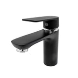 Baterie lavoar FLOW 181-FD439ZB, negru/crom, cartus ceramic