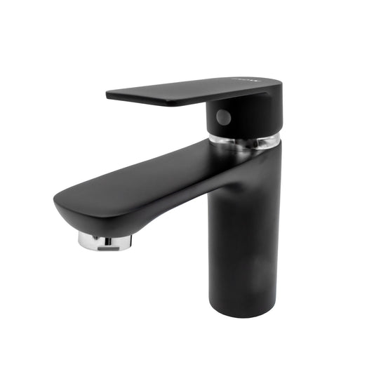 Baterie lavoar FLOW 181-FD439ZB, negru/crom, cartus ceramic