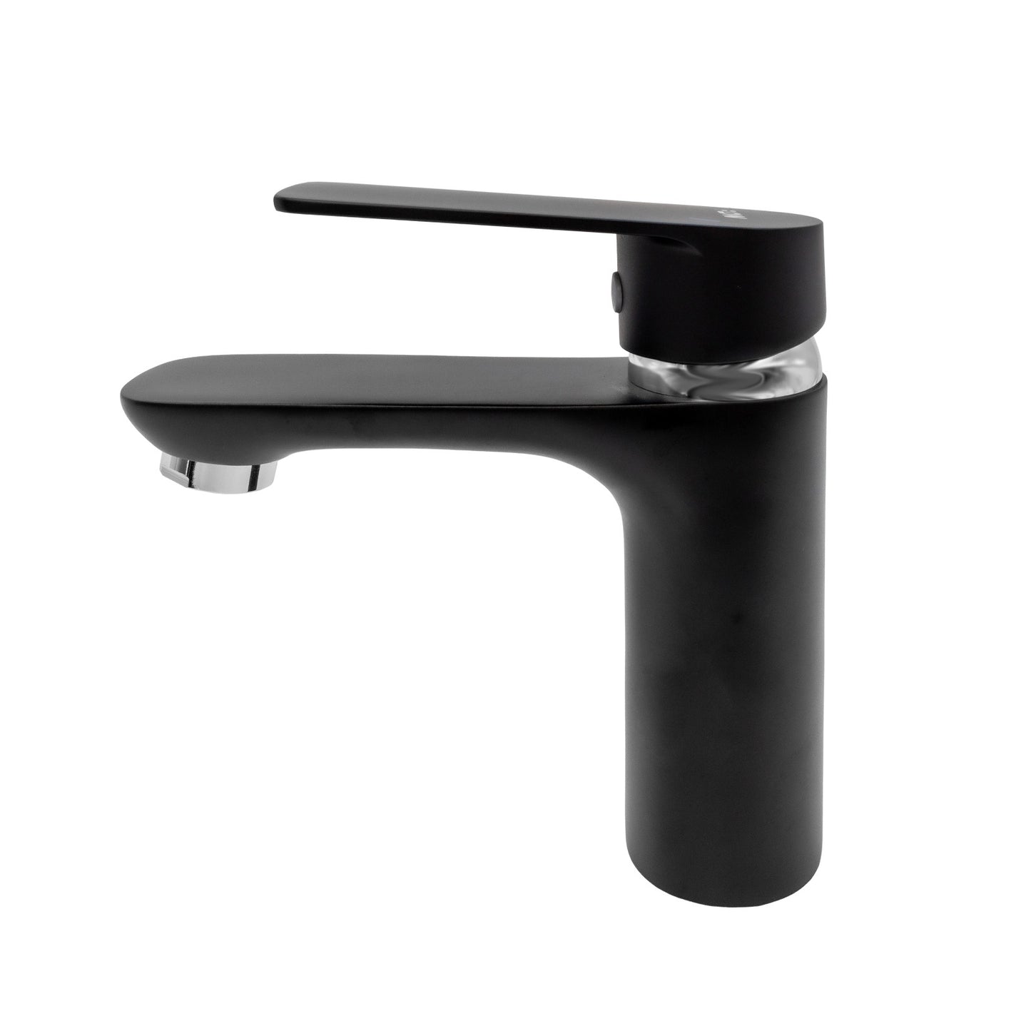Baterie lavoar FLOW 181-FD439ZB, negru/crom, cartus ceramic