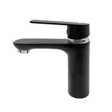 Baterie lavoar FLOW 181-FD439ZB, negru/crom, cartus ceramic