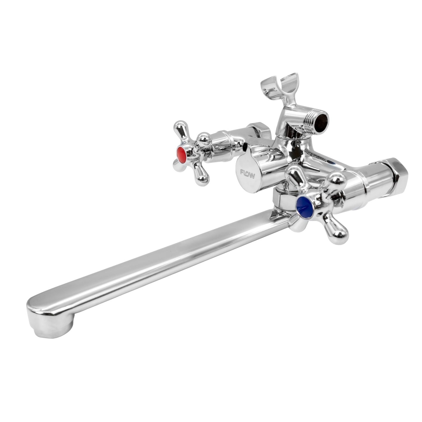 Baterie cada FLOW BB-535ZC, crom, pipa fixa 360°