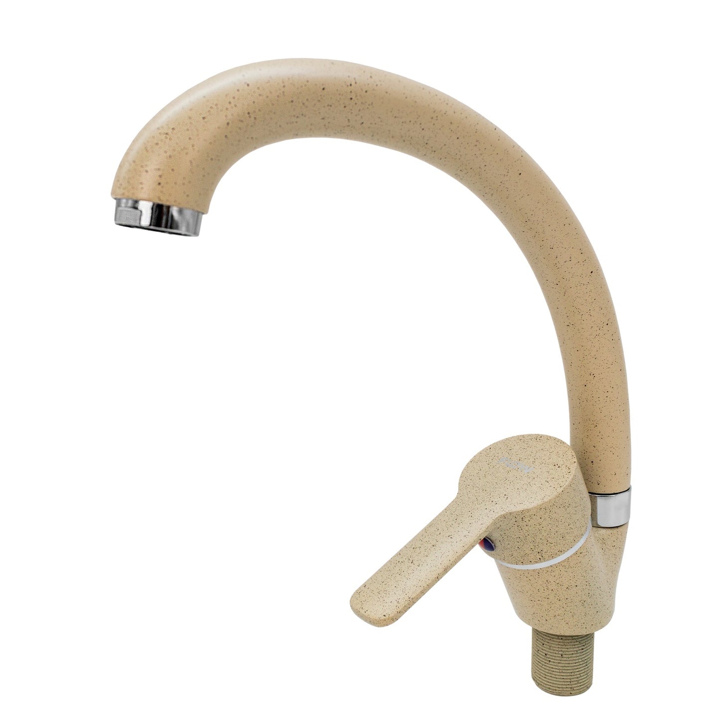Baterie Bucatarie Flow UF-MB203ZBG, pipa fixa, rotire 360°