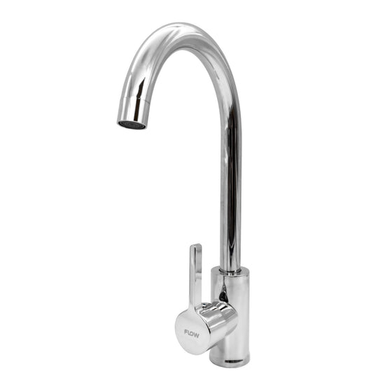 Baterie Bucatarie Flow XC-410ZC, pipa fixa, rotire 360°