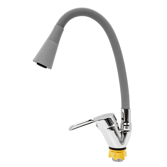 Baterie Bucatarie Flow XI-CG452ZG, pipa flexibila 430 mm, 2 functii
