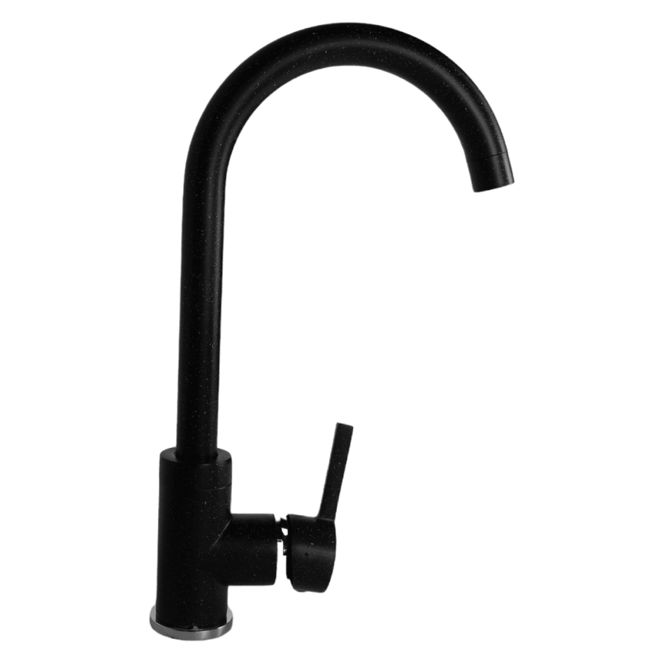 Baterie Lavoar Pipa Inalta Fleko Fzxc-Md410, Cartus Ceramic 40Mm, Racorduri Incluse, Neagra - ZEP.RO - Ți-e la îndemână!