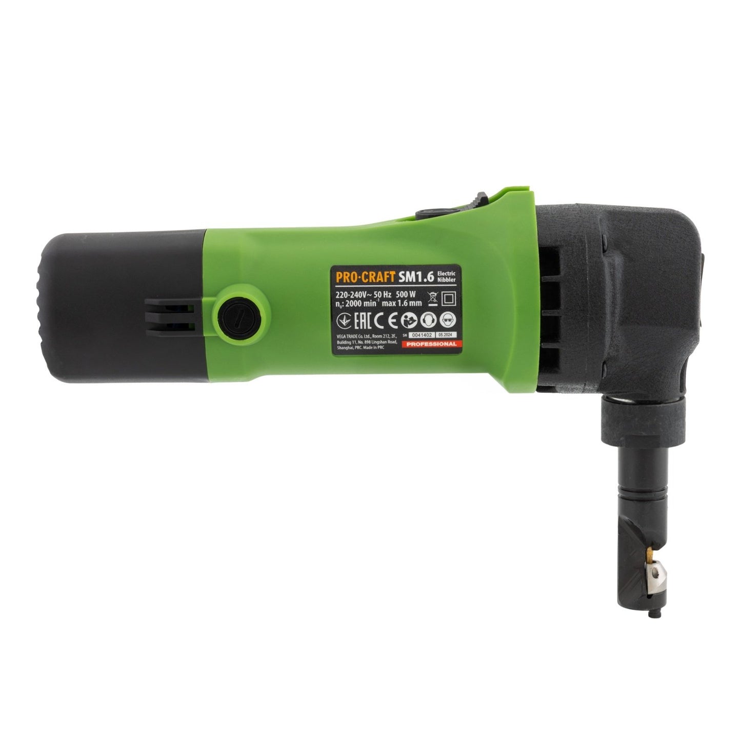 Foarfeca electrica de taiat tabla Procraft, 500W, 2000 rpm, grosime taiere 1.6 mm