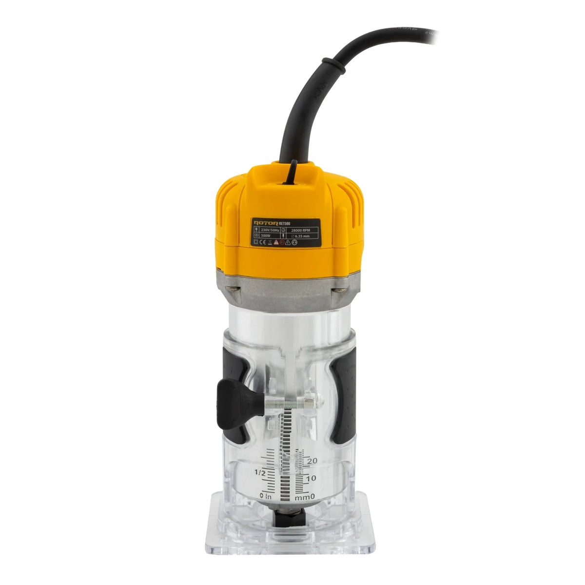 Freza Lemn ROTOR RET500, 500W, 28000 RPM, Mandrina 6.35 mm