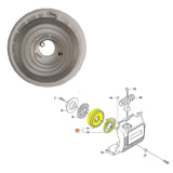Fulie pentru motocoasa cu arc demaror motocoasa Husqvarna 323R, 325R, 326R