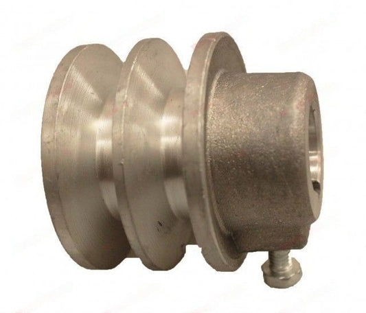 Fulie dubla motor generator, motopompa, motocultor 5-7 CP (ax 20 mm, diametru 55mm)