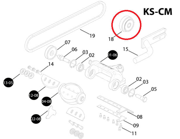 Fulie oala ambreiaj decojitor busteni drujba compatibila Stihl 064, 066, Ms660