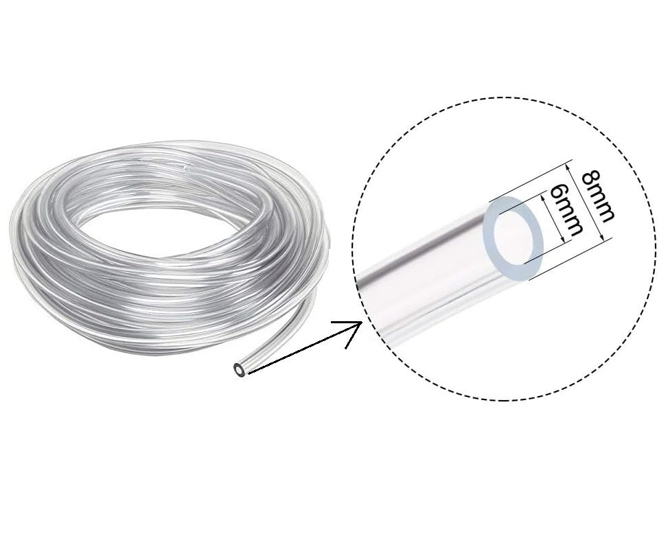 Furtun benzina 6 mm x 8 mm (rola 5 m)