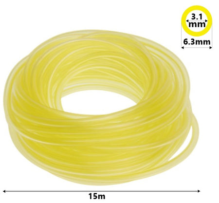 Furtun benzina   ulei drujba 6.3mm x 3.1m (rola 15m)