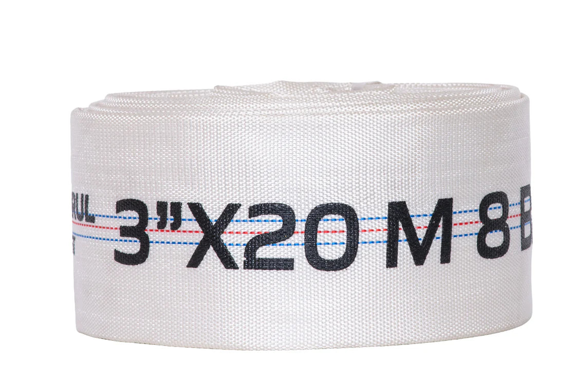 Furtun pompieri PROFESIONAL PVC panzat tip B, 3 inch (75 mm), 20 m, 8 bar