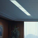 Panou LED 295x1195 mm cu Rama Alba, 36W, 6500K