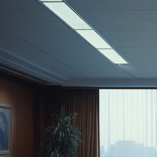 Panou LED 295x1195 mm cu Rama Alba, 36W, 6500K