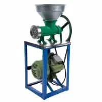 Masina de tocat carne electrica cu masuta, fonta, motor 750W, 1.4 kg/min, palnie 28 cm