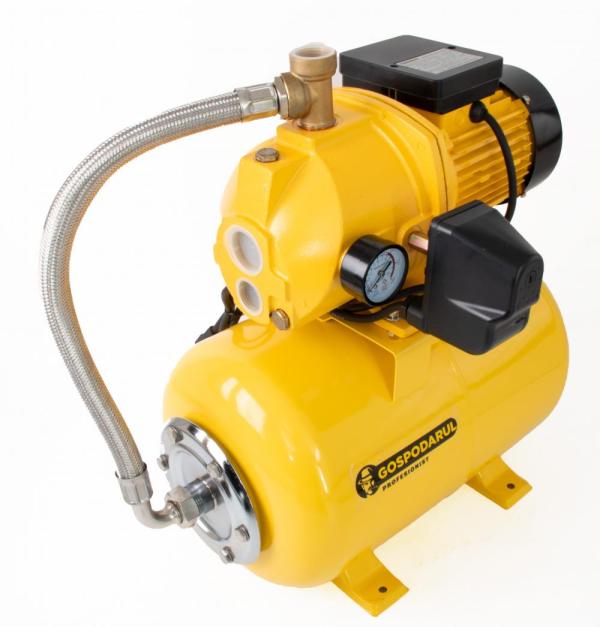 Hidrofor cu cap de fonta cu ejector Gospodarul Profesionist GP-800-3D, 24L, 800W, 3200 l/h, PROFESIONAL