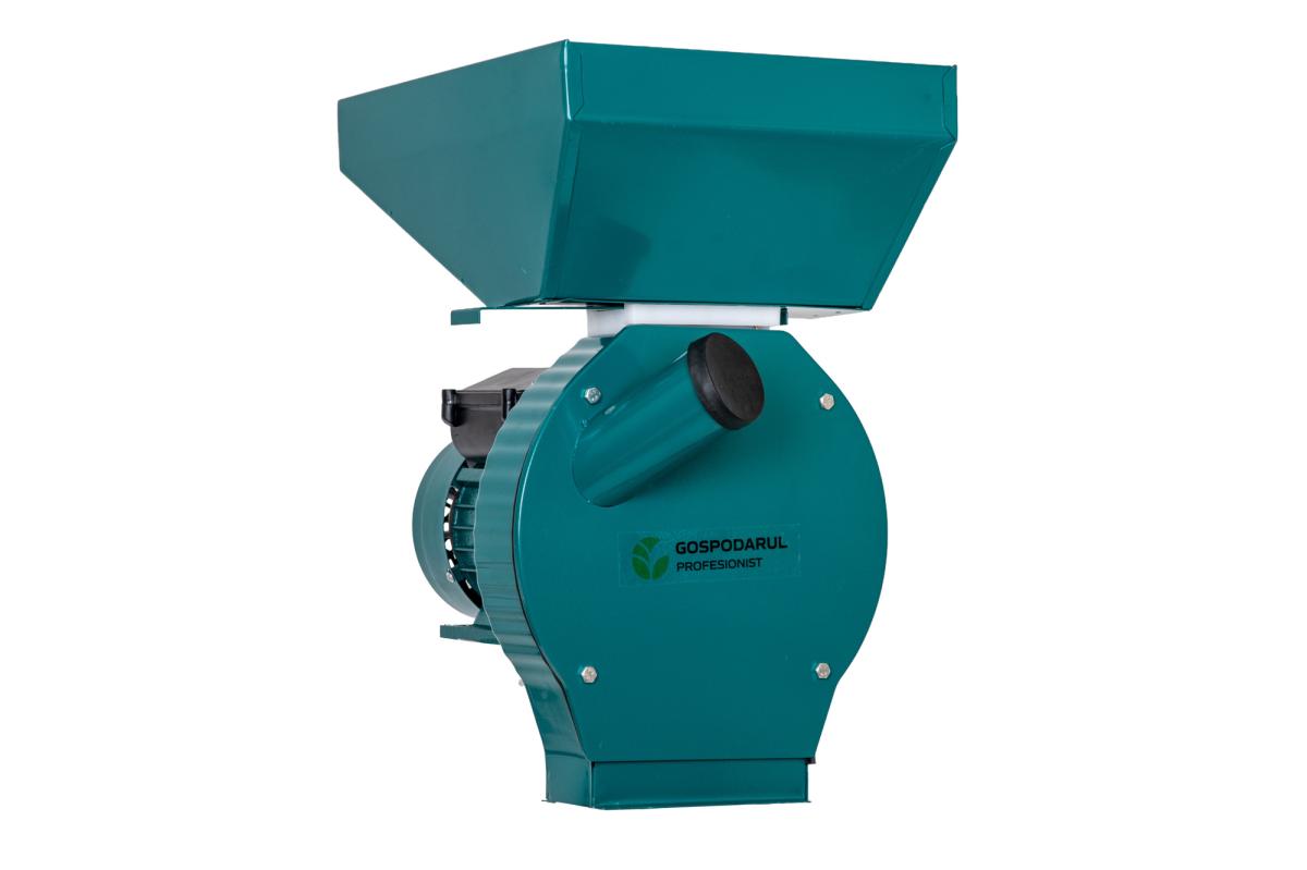 Moara PROFESIONALA pentru cereale si stiuleti de porumb Gospodarul Profesionist GP-2, 3900W, 320 kg/h, bobinaj cupru