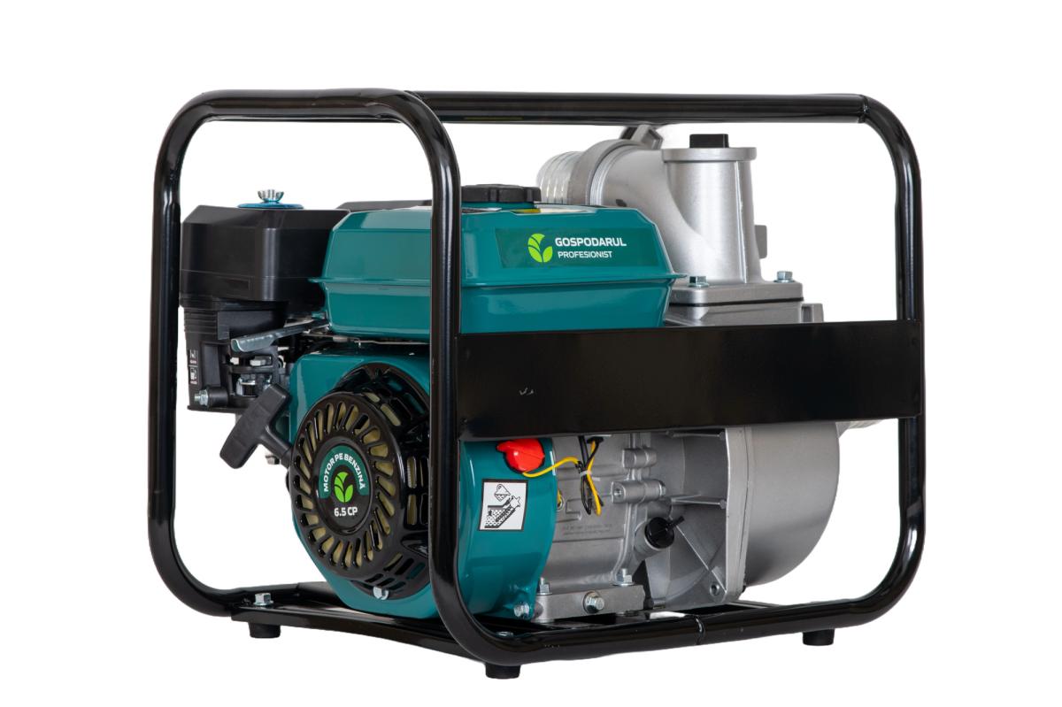 Motopompa PROFESIONALA pentru apa curata Gospodarul Profesionist GP-30A, 3 inch, 6.5 CP, 60000 l/h