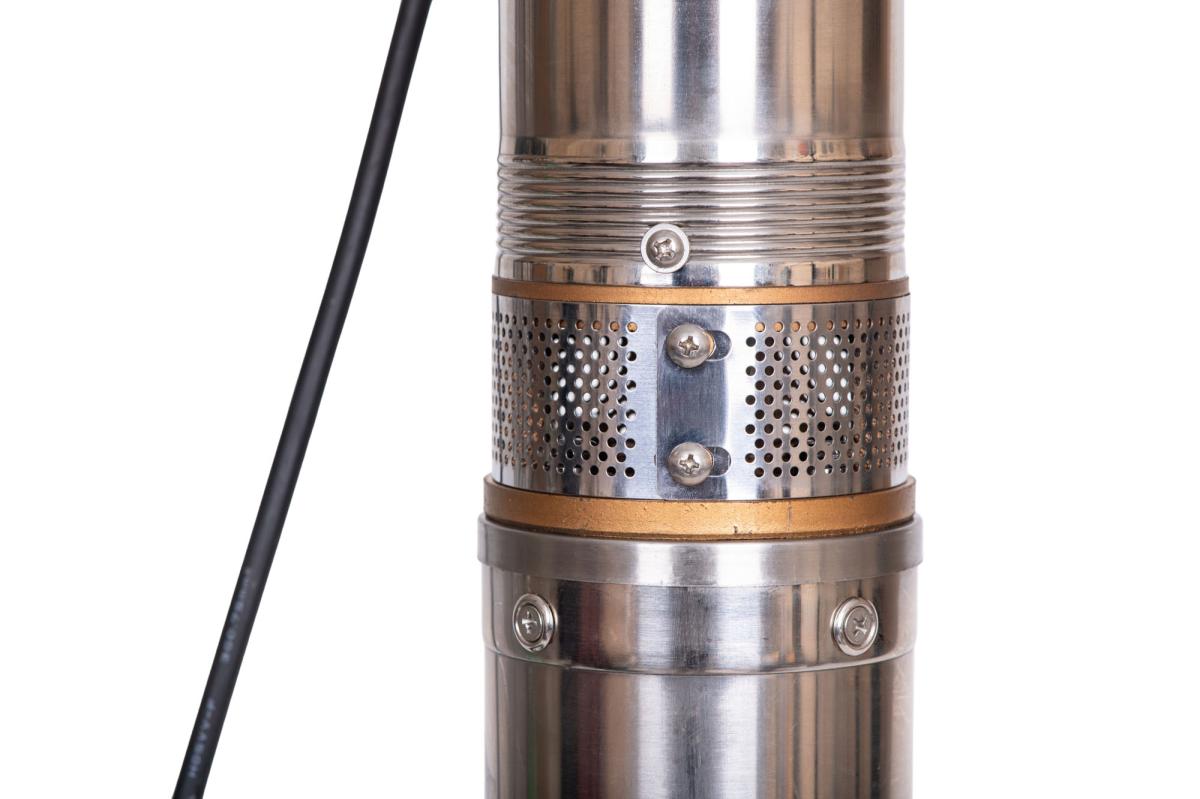 Pompa submersibila PROFESIONALA pentru apa curata Gospodarul Profesionist 4QJD-1100, 8 turbine POM, 1100W, 6000 l/h, cablu 25 m