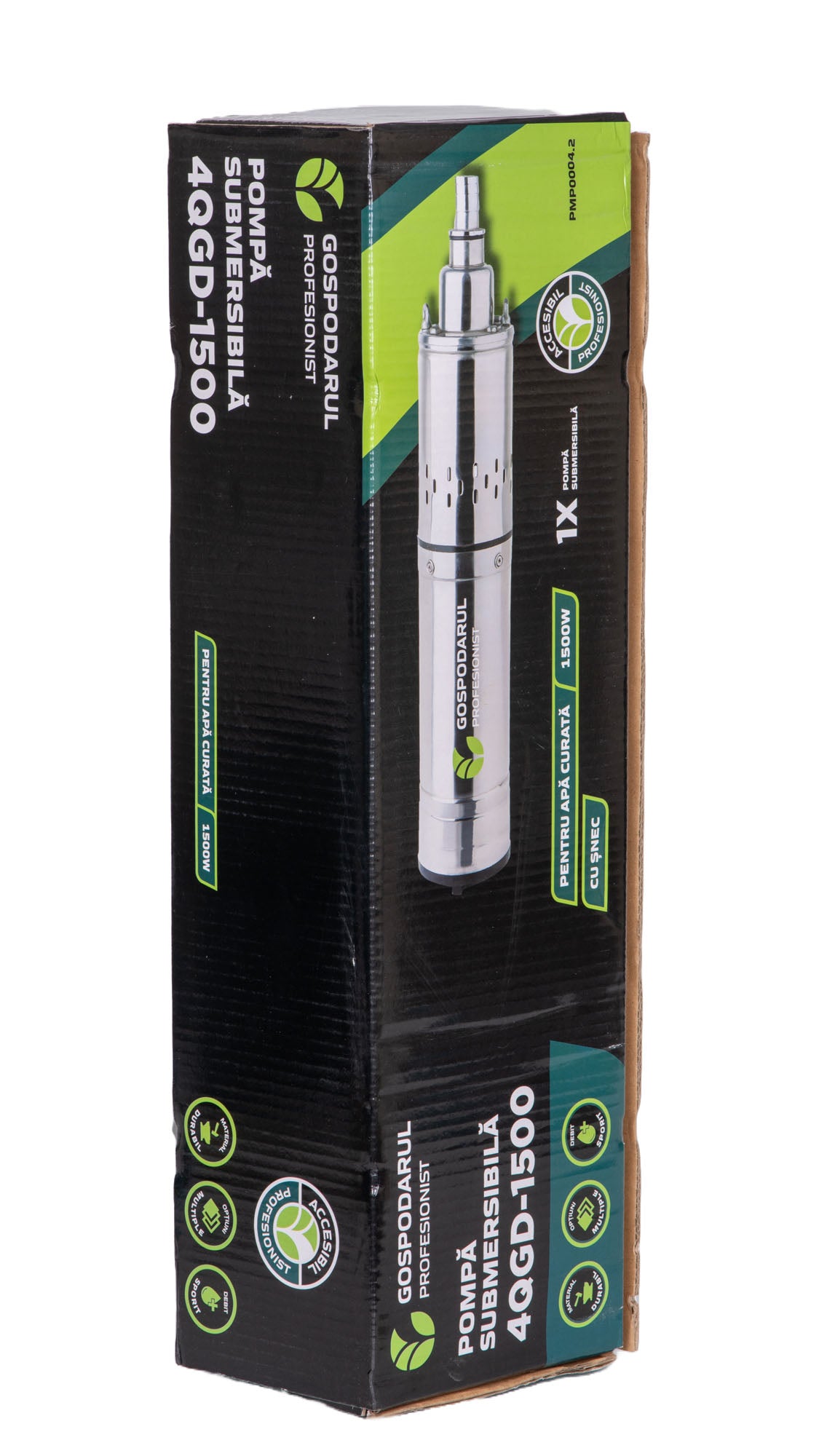 Pompa submersibila Gospodarul Profesionist 1500W, 2400 l/h, cablu 10 m, profesional