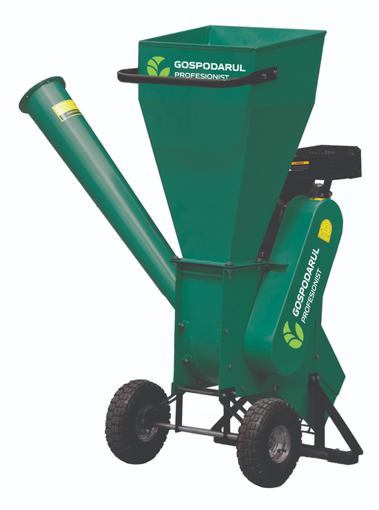 Tocator de crengi vertical Gospodarul Profesionist 8CP, motor benzina 212cc, doua guri alimentare