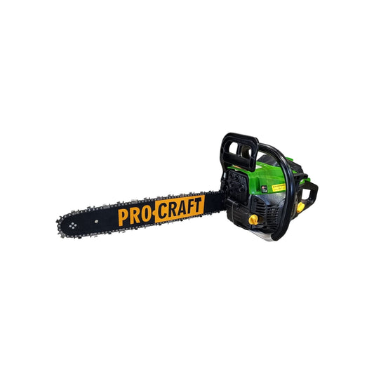 Drujba pe Benzina ProCraft GS-450, motor 2T 52cc, 8000 RPM, pentru taiere lemn