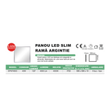 Panou LED 595x595x10 mm, 40W, 4100K