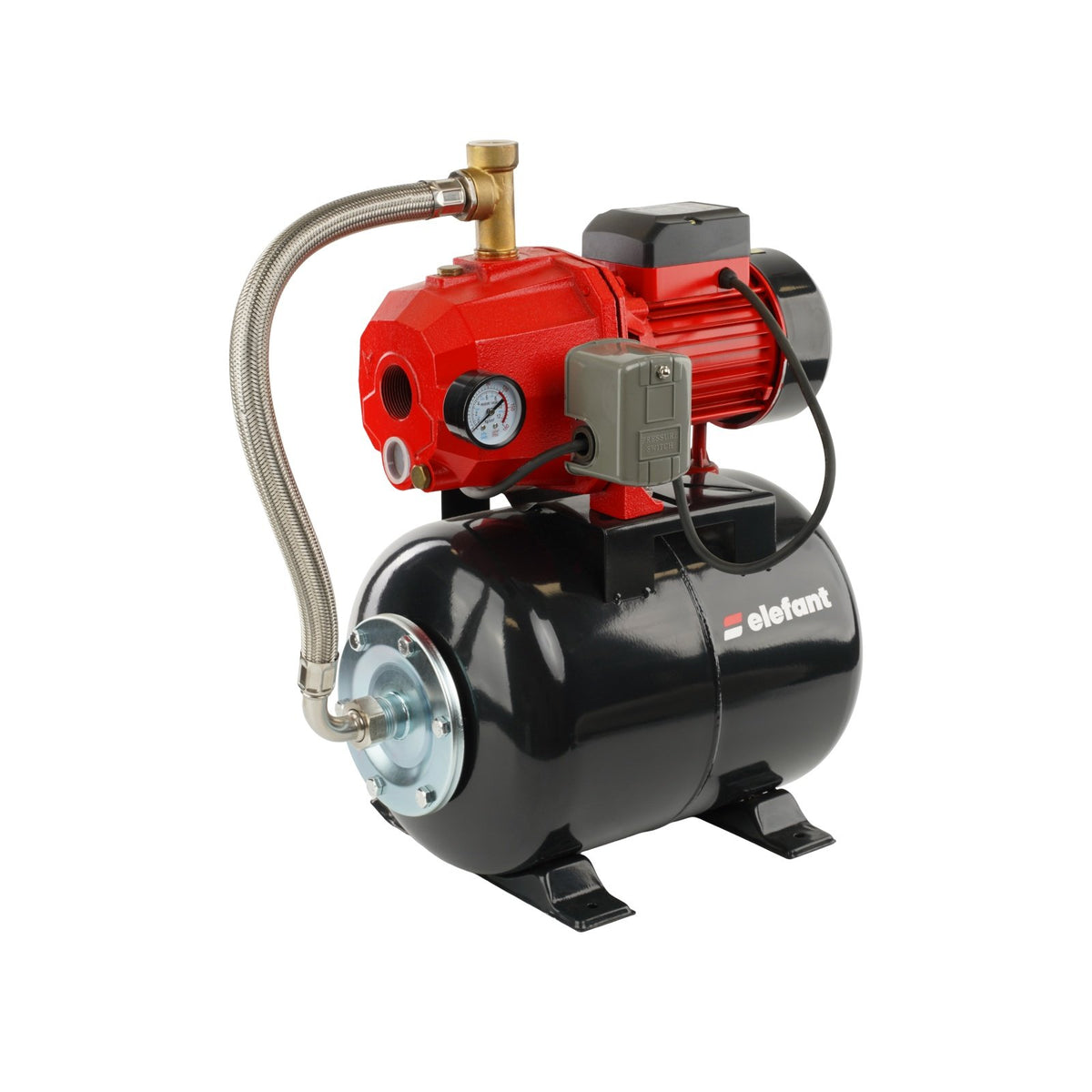 Hidrofor cu ejector Aquatic Elefant AutoDP255, 750W, 48L/min, 25m adancime absorbtie, vas 24L, 220V