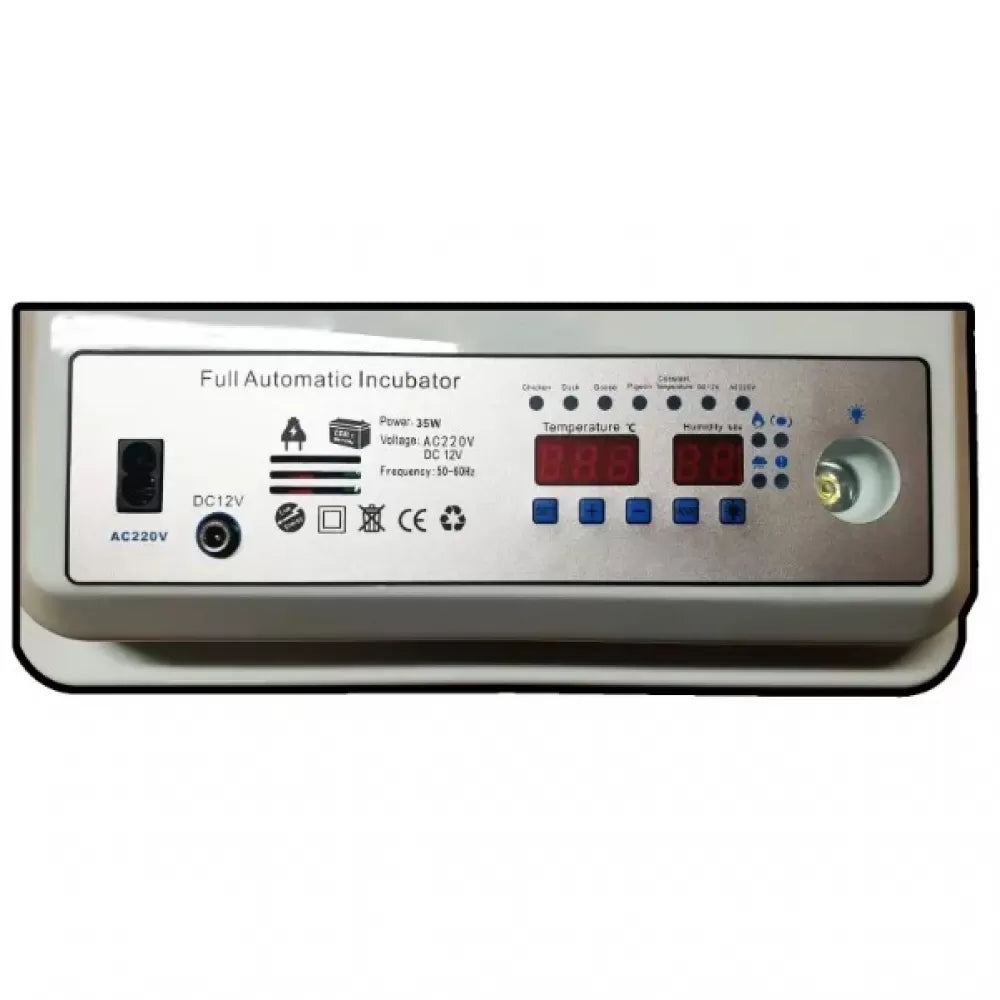 Incubator automat ZEP MS-36, 36 oua, 12V/220V, intoarcere automata, afisaj digital