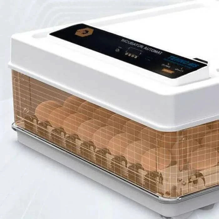 Incubator automat 48 oua, afisaj digital, intoarcere automata